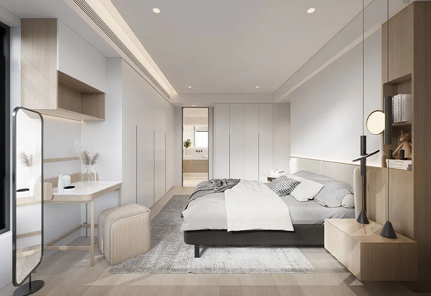 Ivory Panelled Wardrobes