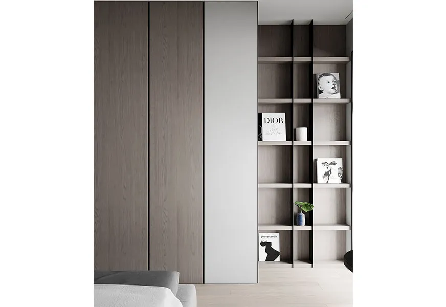 Smoked Walnut Wardrobe