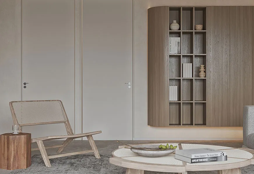 Smoked Oak Bookcase