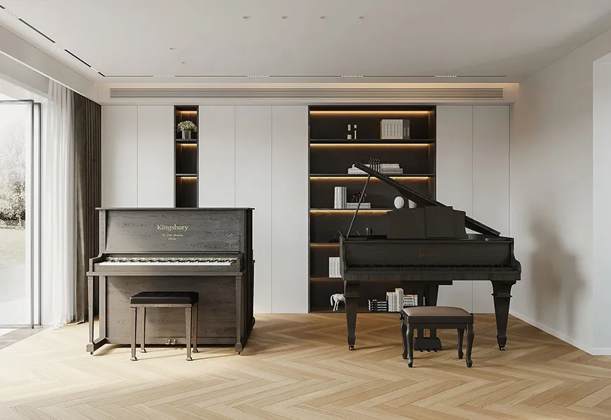 Ivory Piano Room