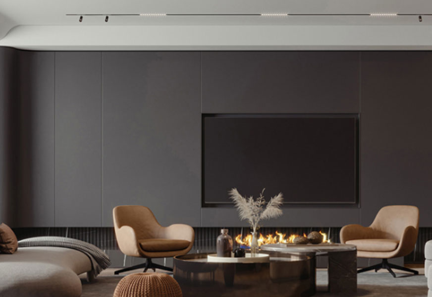Charcoal Fireside Panelling