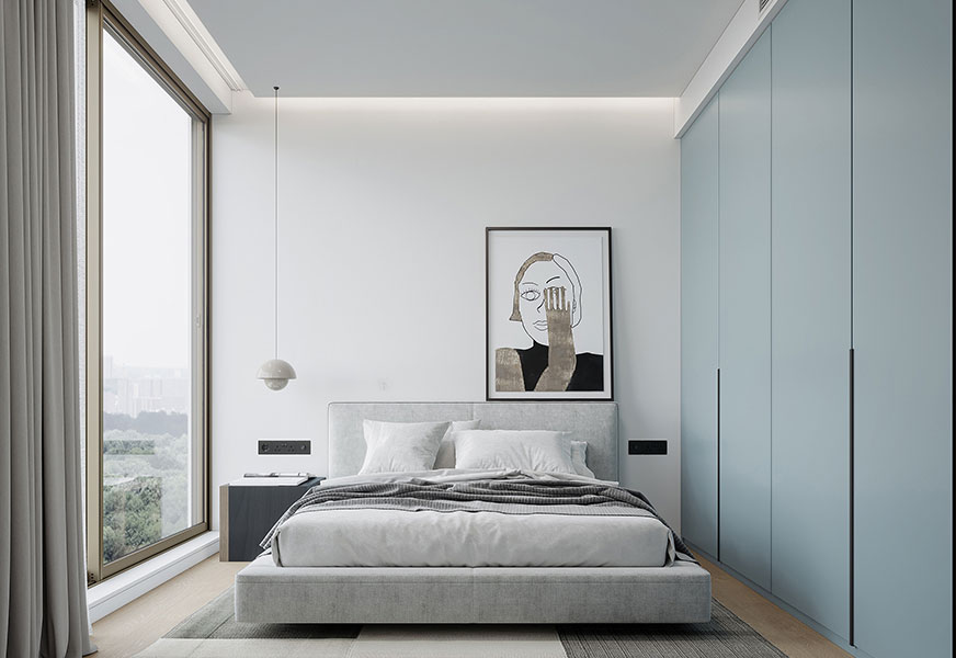 Powder Blue Wardrobe