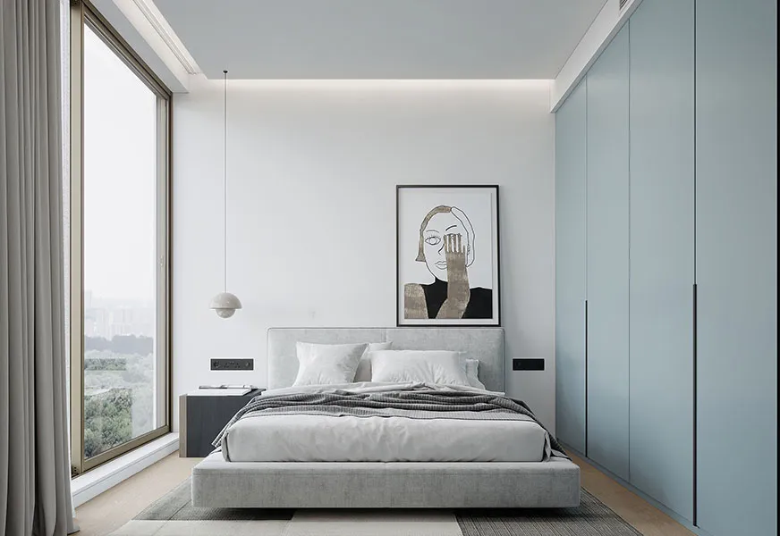 Powder Blue Wardrobe