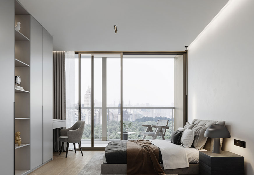 Pale Grey Fitted Suite