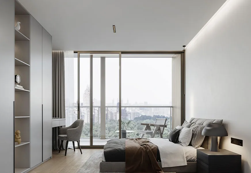 Pale Grey Fitted Suite