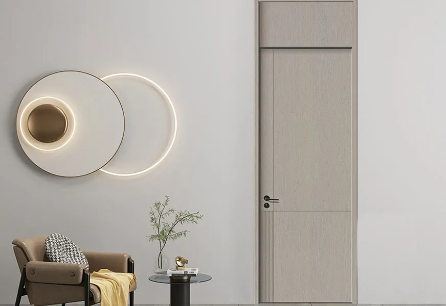 Grey Oak Panelled Door