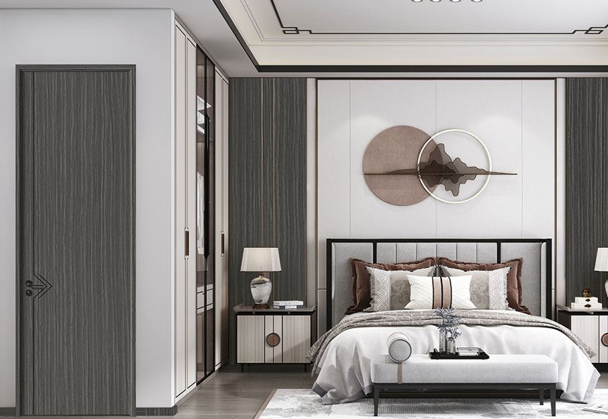 Smoked Grey Bedroom Door