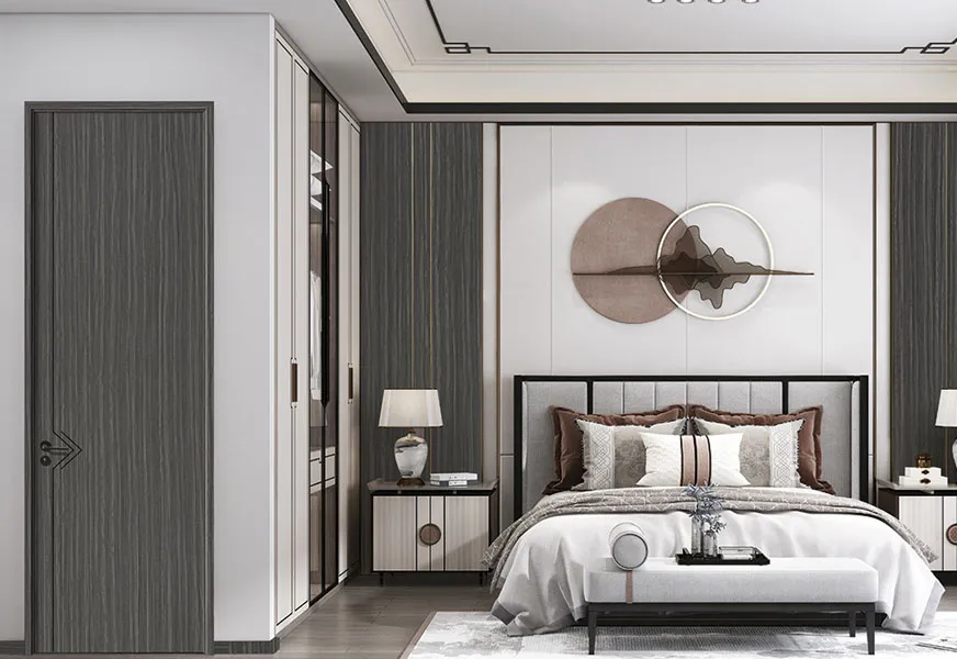 Smoked Grey Bedroom Door