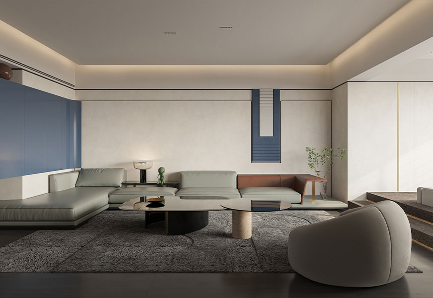 Plaster & Blue Lacquer