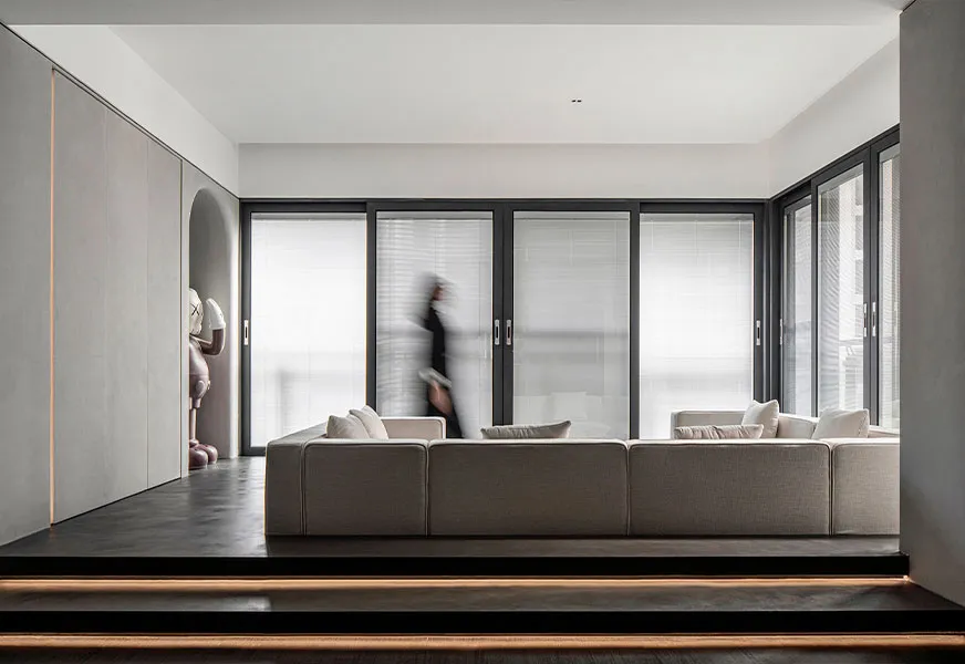 Grey Microcement Wall