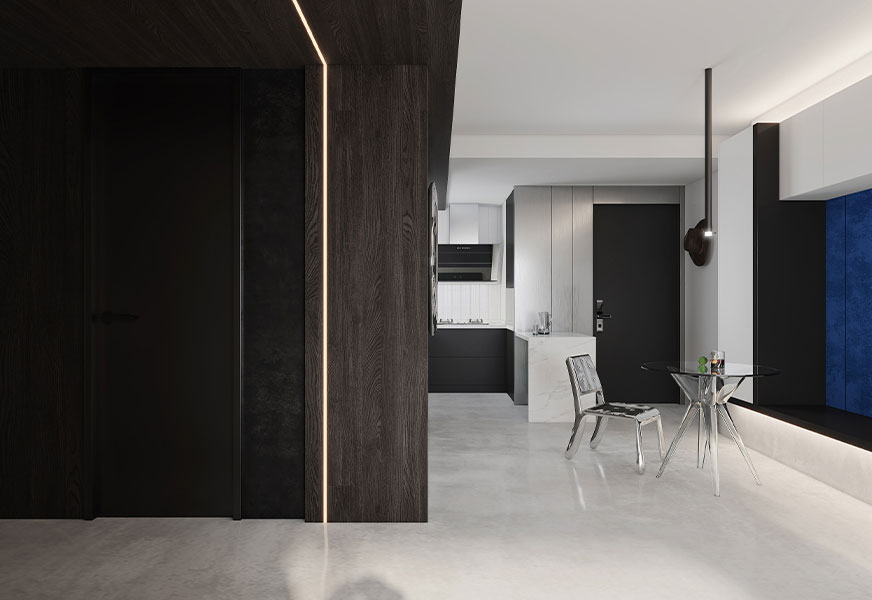 Charcoal Ash Panelling