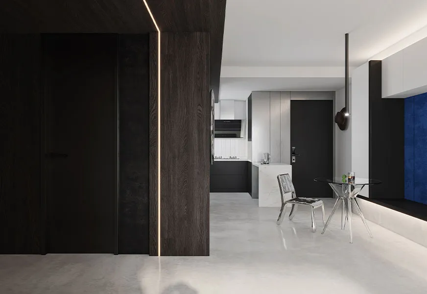 Charcoal Ash Panelling