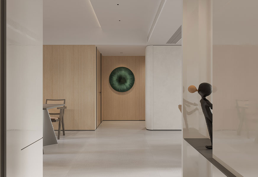 Blonde Oak Vestibule