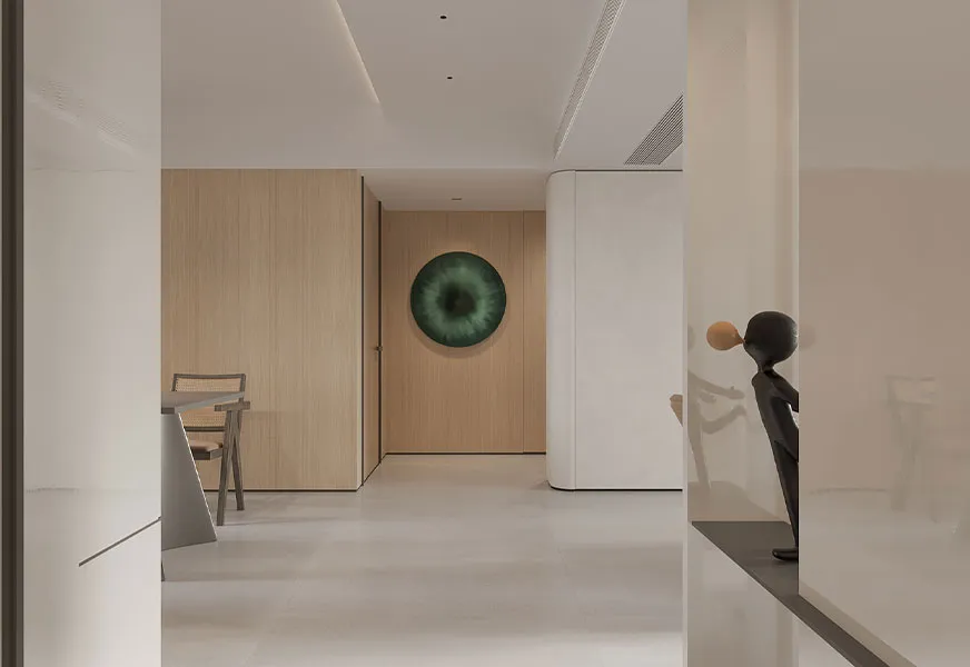 Blonde Oak Vestibule