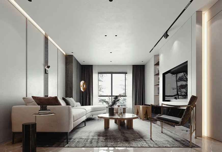 Veined Marble & Charcoal