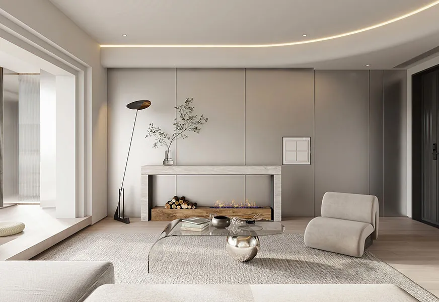 Warm Greige Panelling